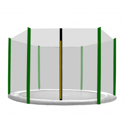 OUTLET Aga Ochranná síť 305 cm na 6 tyčí Black net/ Dark Green