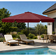 Linder Exclusiv Slunečník 400 cm Burgundy