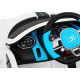 Bugatti Divo Dětské autíčko na baterie bílé + dálkové ovládání + EVA + pomalý start + LED MP3