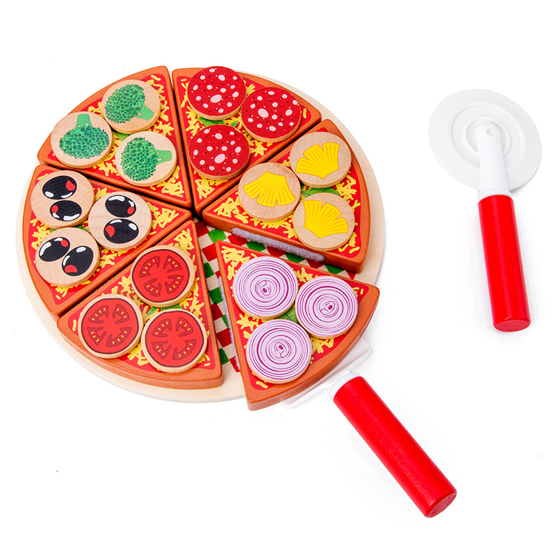 Aga4Kids Dřevěná krájecí pizza 2DZ221 - II. JAKOST