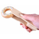 Košík na chléb s dřevěným pečivem ZA4134