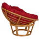 Aga Ratanové křeslo PAPASAN Dark Red