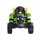 Elektrický traktor s přívěsem PA0234 Zelený