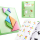 Aga Dětské magnetické 3D puzzle - Tangram bloky