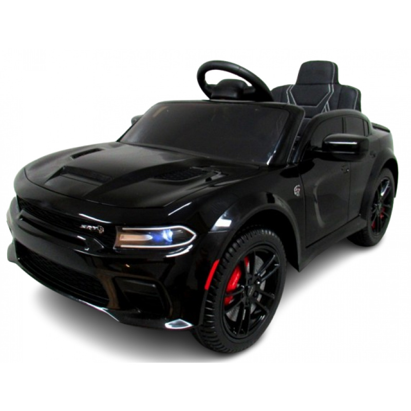 AUDI DOGE SRT BLACK Auto na baterie EVA Kožené dálkové ovládání