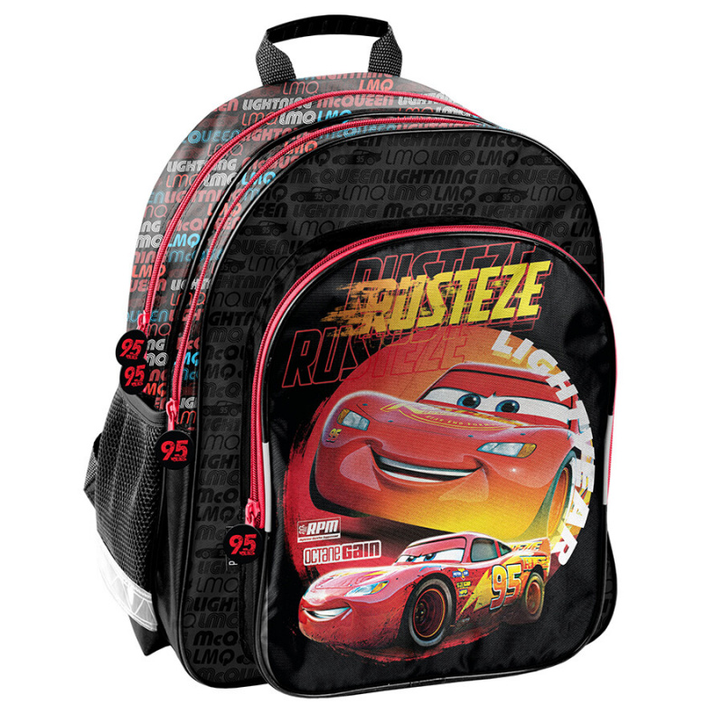 Paso Školní batoh tříkomorový Cars