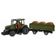 Traktor s Přívěsem Zelený R/C