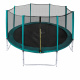 Aga SPORT PRO Trampolína 366 cm Dark Green + ochranná síť