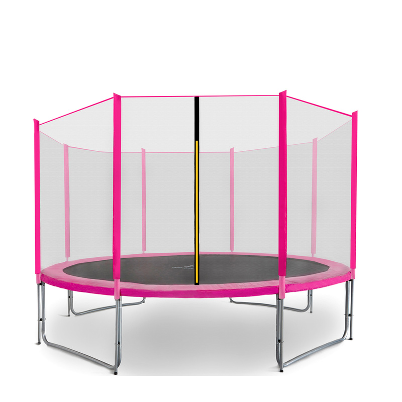 Aga SPORT PRO Trampolína 366 cm Pink + ochranná síť