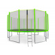 Aga SPORT PRO Trampolína 460 cm Light Green + ochranná síť  + žebřík + kapsa na obuv