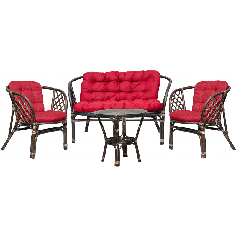 Aga Ratanová sestava BAHAMA Choco Dark Red