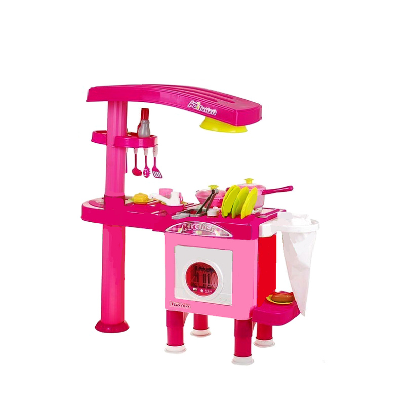 Aga4Kids Plastová kuchyňka KITCHEN Pink 6DZ071 - II. JAKOST