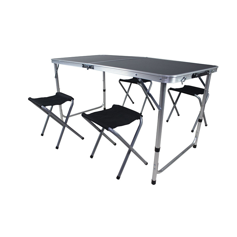 Linder Exclusiv Kempingový set Černý 6DAZ210 - II. JAKOST