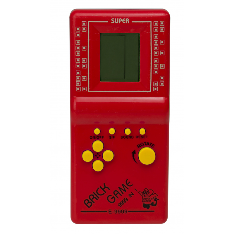 Aga Digitální hra Brick Game Tetris červený
