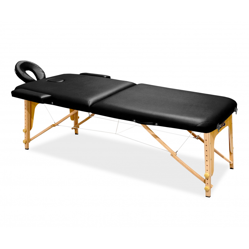 Aga Dřevěné masážní lehátko MR6150 Černé