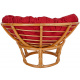 Aga Ratanové křeslo PAPASAN Dark Red