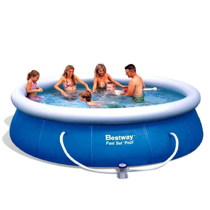 Bestway Bazénový set 4,57 x 0,91 m 57124 + Kartušová filtrace