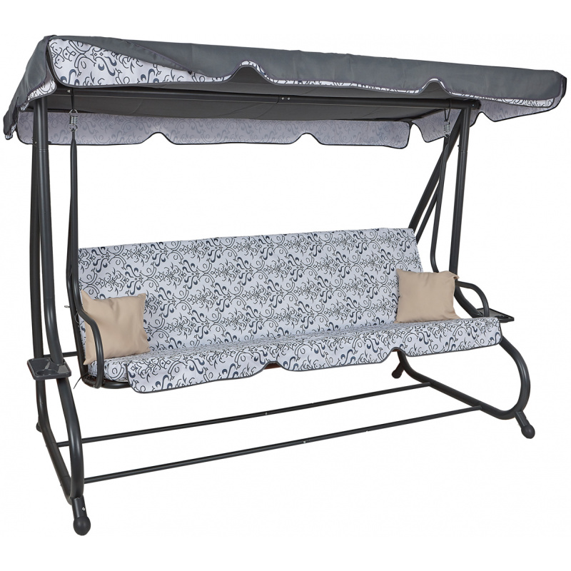 Aga Zahradní houpačka XXXL COMFORT LUX Prestige Grey