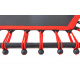 Aga Smart FITNESS Trampolína 130 cm Red + madlo