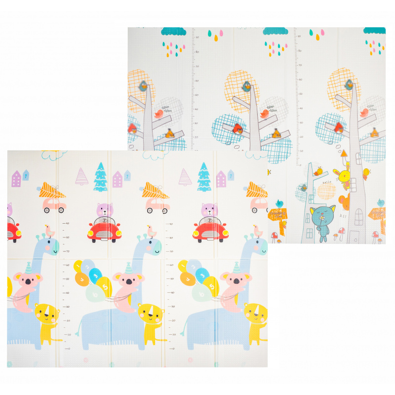 Aga4Kids Dětská skládací pěnová podložka 200x180 cm MR134