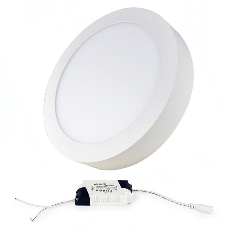 LED panel KRUHOVÝ BRGD0115 170x35mm přisazený - 12W - 230V - 860Lm - IP20 - neutrální