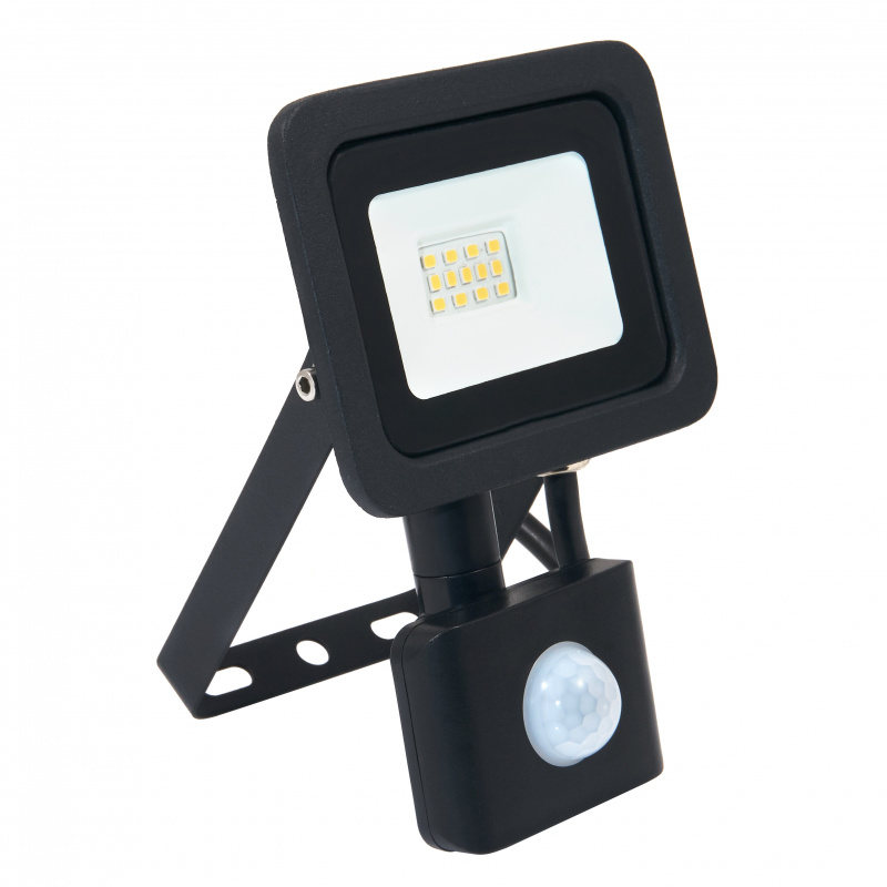 LED reflektor RODIX PREMIUM s čidlem PIR - 10W - IP65 - 850Lm - studená bílá - 6000K - záruka 36 měsíců