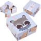 Dřevěné kostky puzzle ZA4114