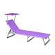Aga Zahradní polohovací lehátko GARDEN EXCLUSIVE MC372310L Lila
