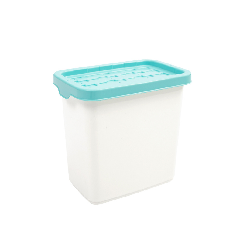 Doloni Úložný box s víkem 28x18,6x27,2 Bílý/Tyrkysový