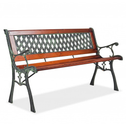 Aga Zahradní lavice 125x52x74 cm