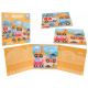 Magnetické Puzzle Staveniště + Knížečka