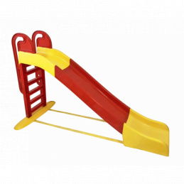 Aga4Kids Skluzavka s madlem 243 cm Červeno-žlutá