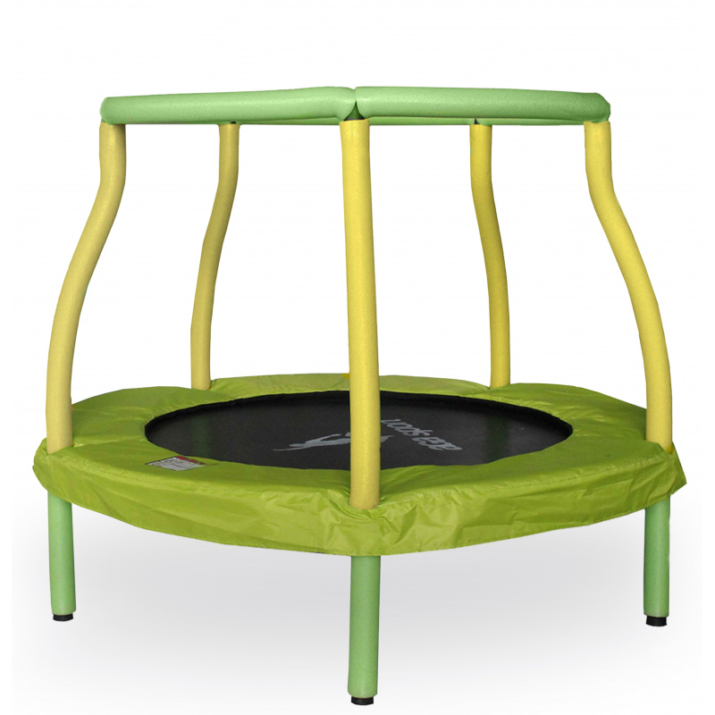 Aga Dětská trampolína 116 cm Light Green/Yellow