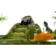 Dinosauří autodráha 240 dílků Kruzzel 17248