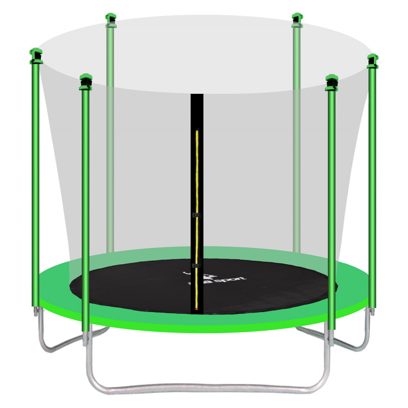 Aga SPORT FIT Trampolína 180 cm Light Green + vnitřní ochranná síť
