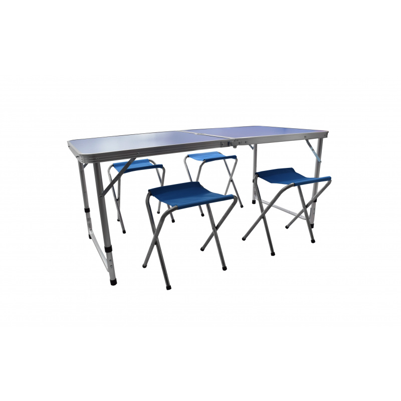 Aga Kempingový skládací set Modrý