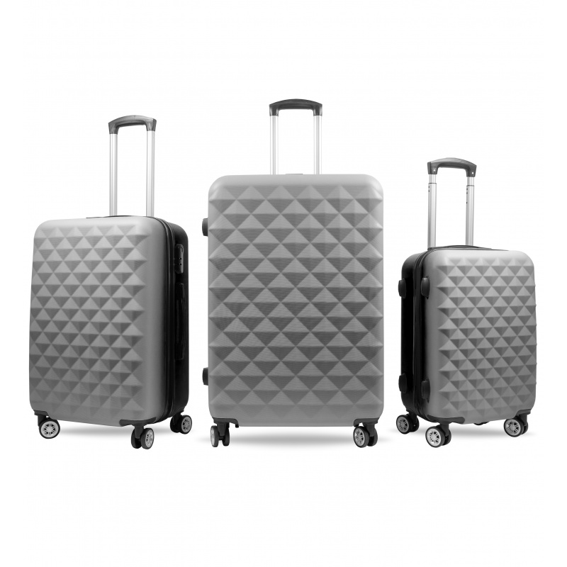 Aga Travel Sada cestovních kufrů MR4655 Šedá