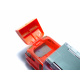 Aga Transportní vozidlo TIR + kovové vozy hasičů