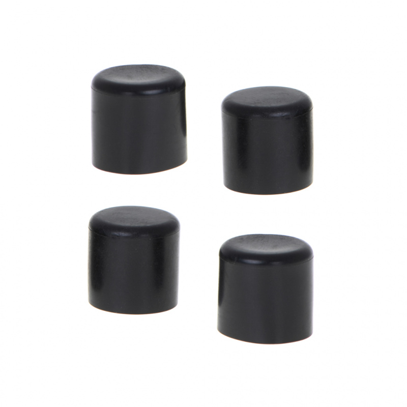 Nábytkové krytky nohou židlí 19 mm Černé