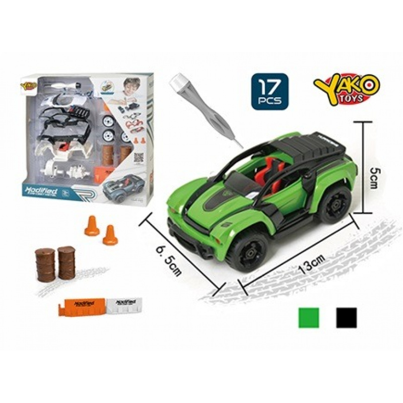 Stavebnice Auto 17 ks 1:32