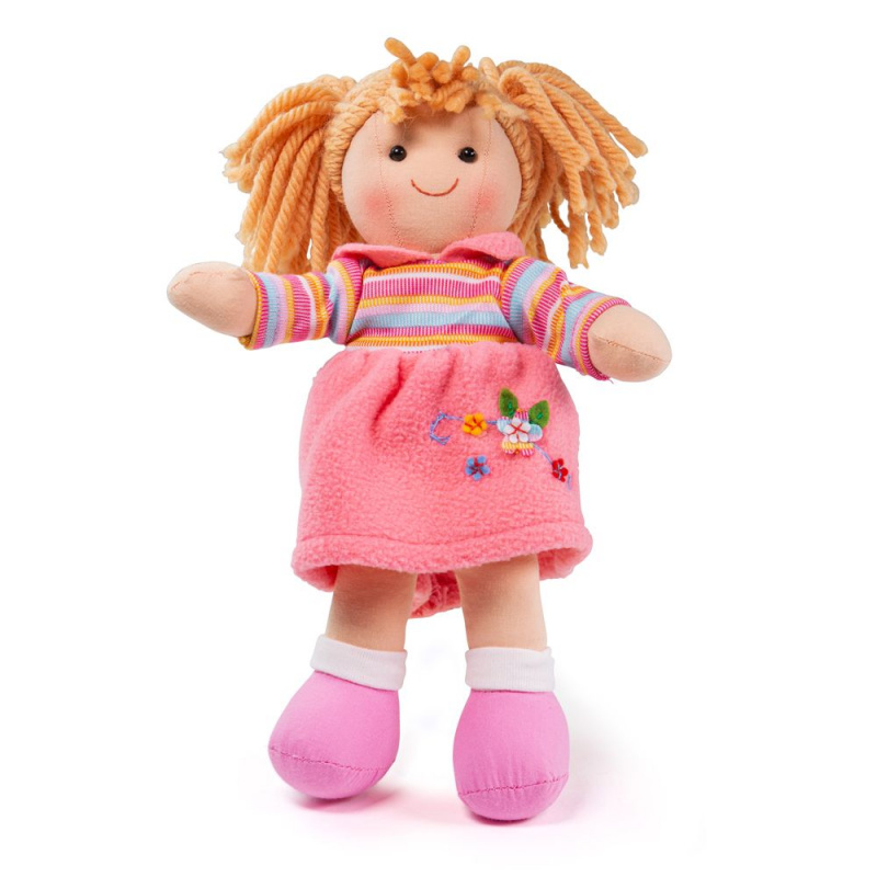Bigjigs Toys Látková panenka Jenny 28 cm 2DZ167 - II. JAKOST