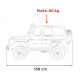 Vozidlo Mercedes Benz G63 AMG XXL MP4 Červený Lakýr