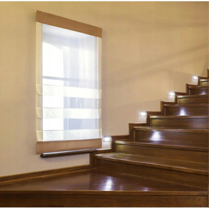 LED schodišťové svítidlo 71057 - 1,5W matný chrom - studená bílá