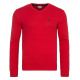 U.S. Polo ASSN. Svetr V-Neck Red