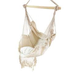 Aga Závěsné houpací křeslo Béžové