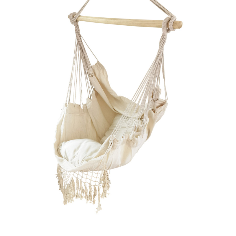 Aga Závěsné houpací křeslo Béžové