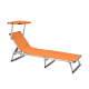 Aga Zahradní polohovací lehátko GARDEN EXCLUSIVE MC372310O Orange