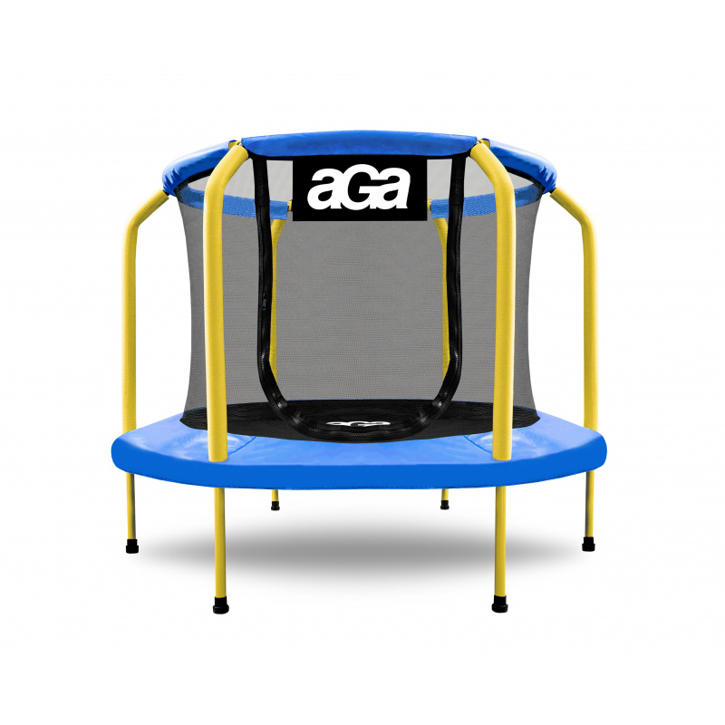Aga Dětská trampolína 150 cm Modro-žlutá