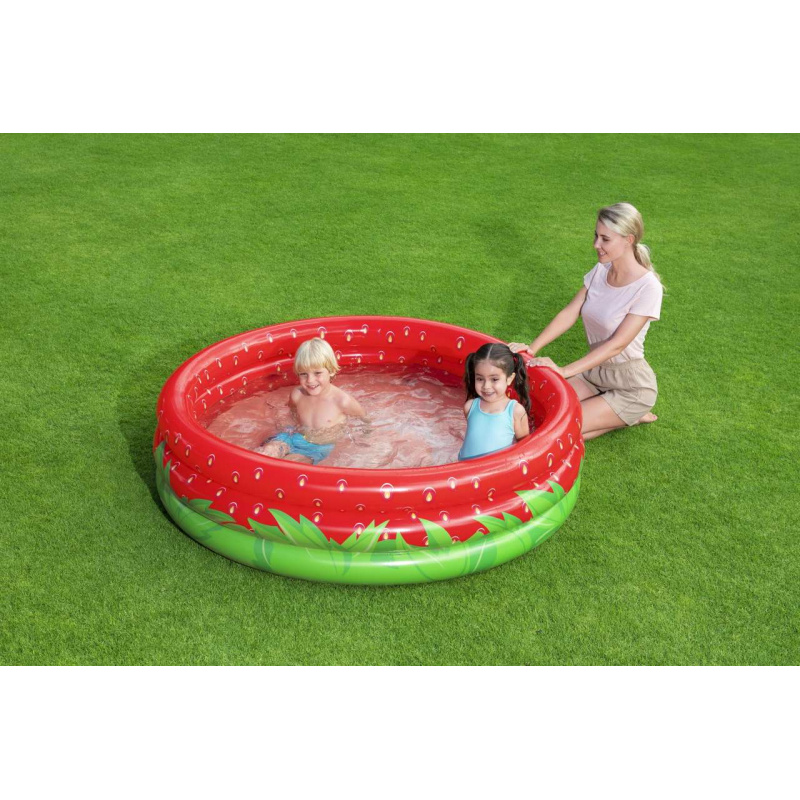 Dětský bazén Sweet Strawberry 2+ brouzdaliště 160x38cm BESTWAY + opravná záplata
