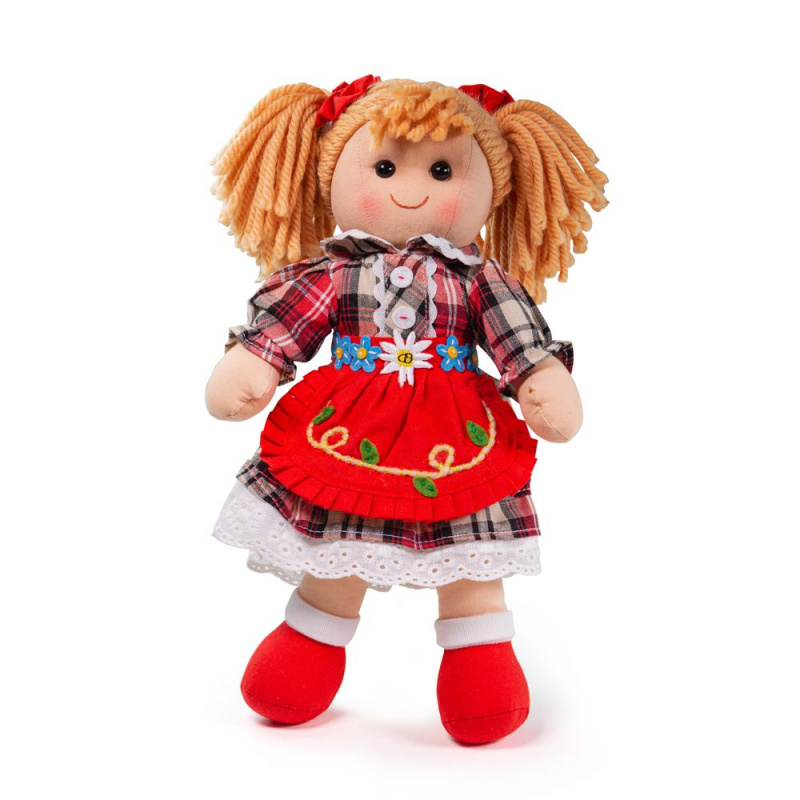 Bigjigs Toys Látková panenka Mandie 34 cm 2DZ166 - II. JAKOST